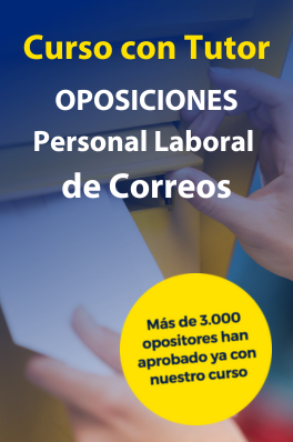 Oferta Curso online con tutor Correos